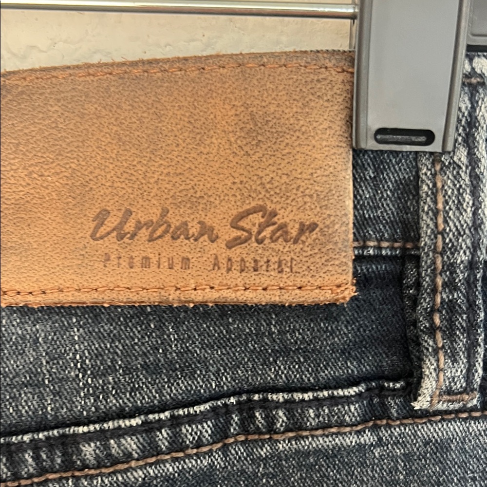 Wrangler Dark Blue Straight Jeans size 36 x 34 - Picture 9 of 11